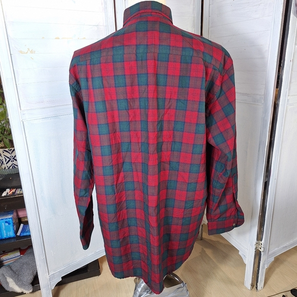Pendleton sir Pendleton wool authentic Lindsey tartan long sleeve shirt Large - Picture 3 of 5
